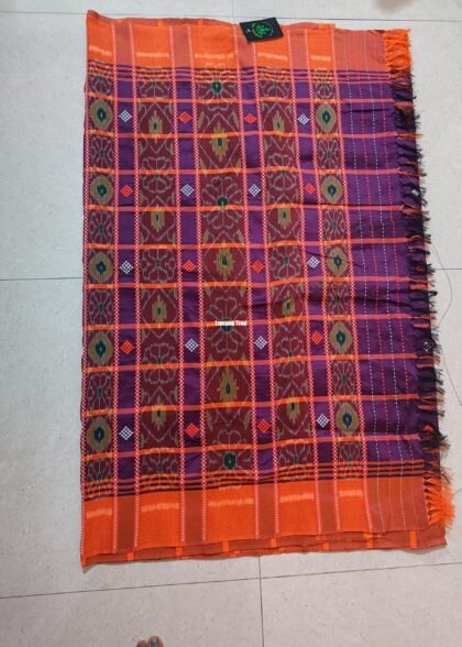 Traditional Santali Sambalpuri Panchi Saree
