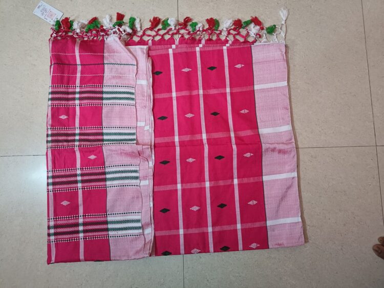 Tasar Panchi Saree with Jhalar