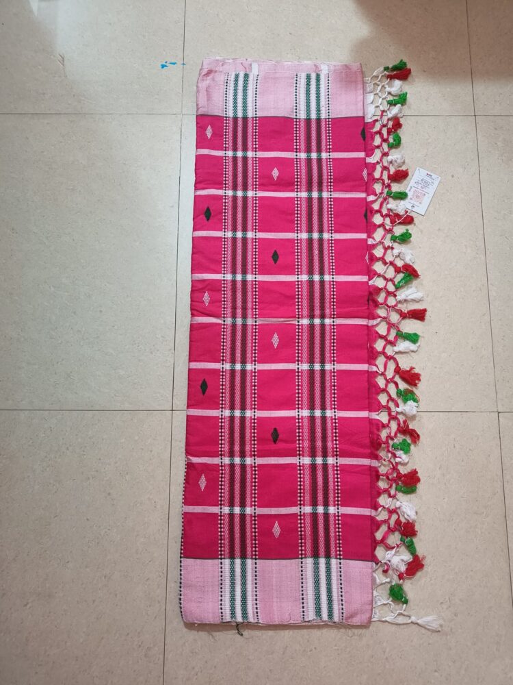 Tasar Panchi Saree with Jhalar