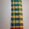 Yellow Green Sambalpuri Panchi Saree