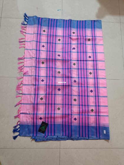 Cadillac Pink santhali Panchi Saree