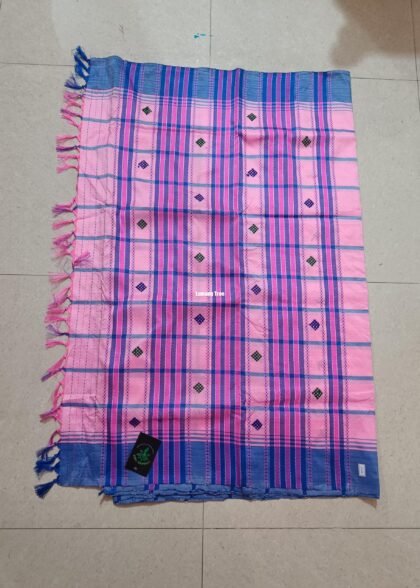 Cadillac Pink santhali Panchi Saree