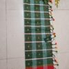 Rifle Green Booti Saree With Jhalar