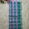 Aqua Blue Plain Panchi Saree
