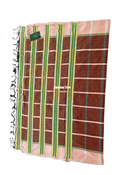 Otter Brown Plain Panchi Saree
