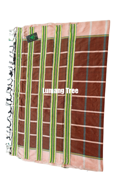 Otter Brown Plain Panchi Saree