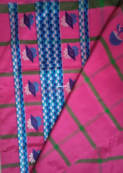 Pink Mushroom Booti Dhoti