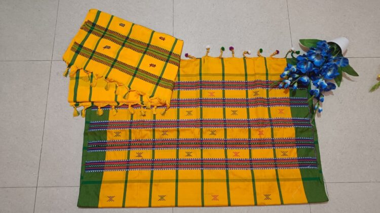 Couple combo panchi saree and dhoti