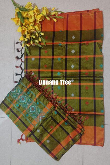 Couple combo panchi saree and dhoti