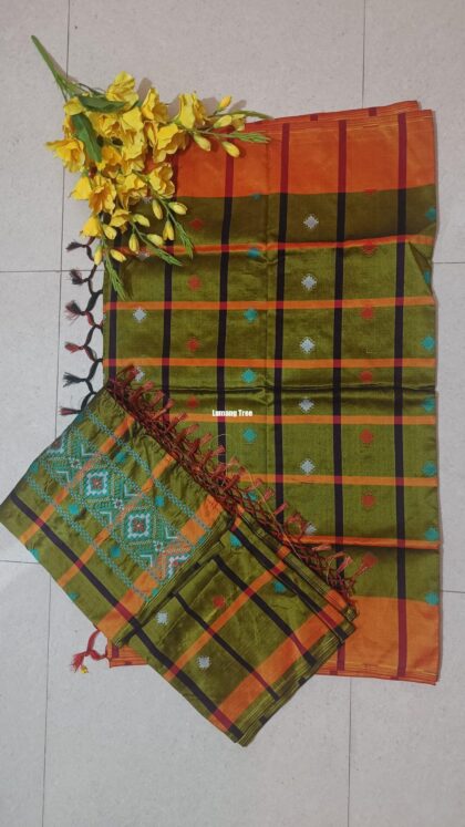 Couple combo panchi saree and dhoti