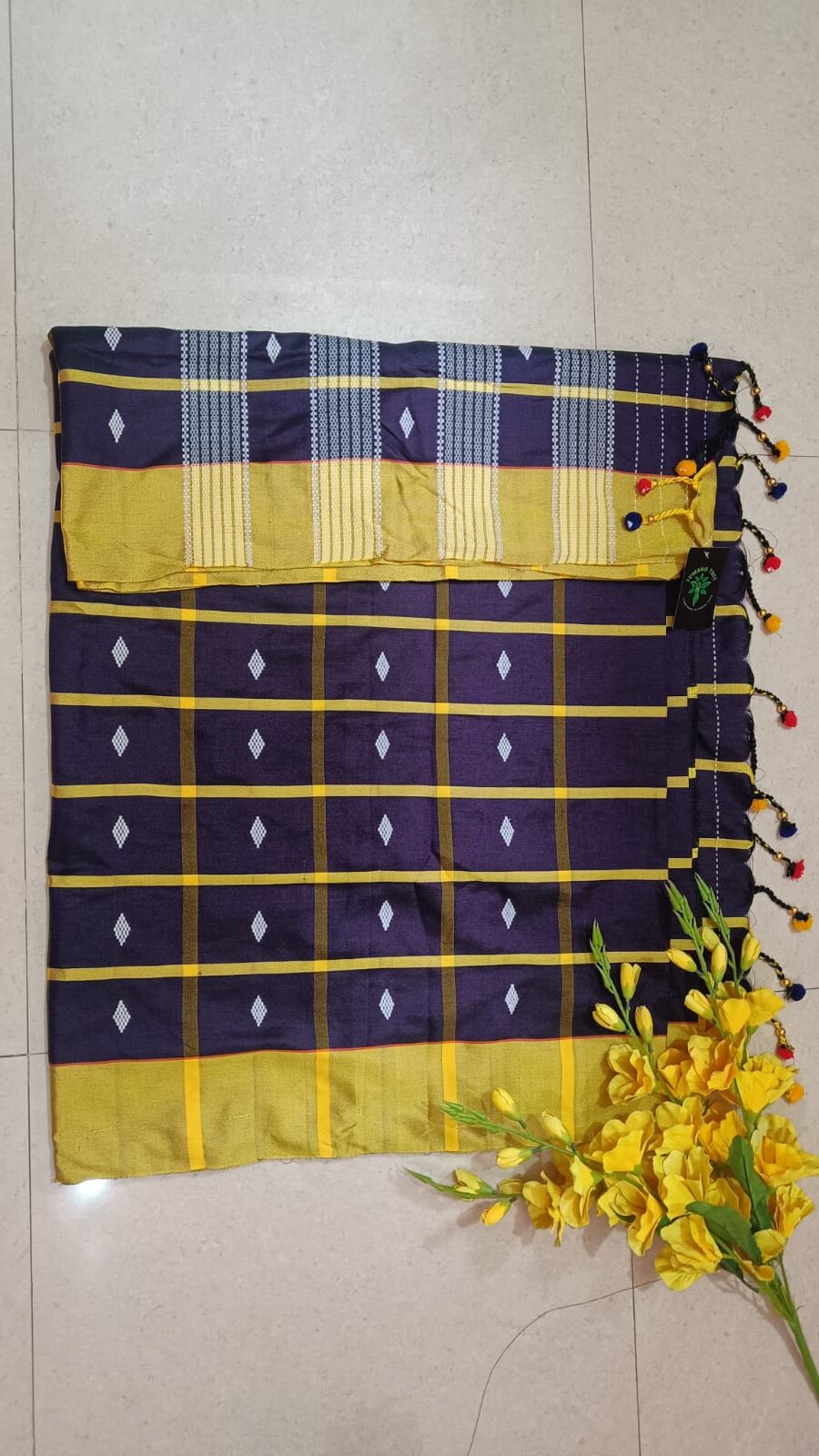 Santali Traditional Panchi Saree - Image 3