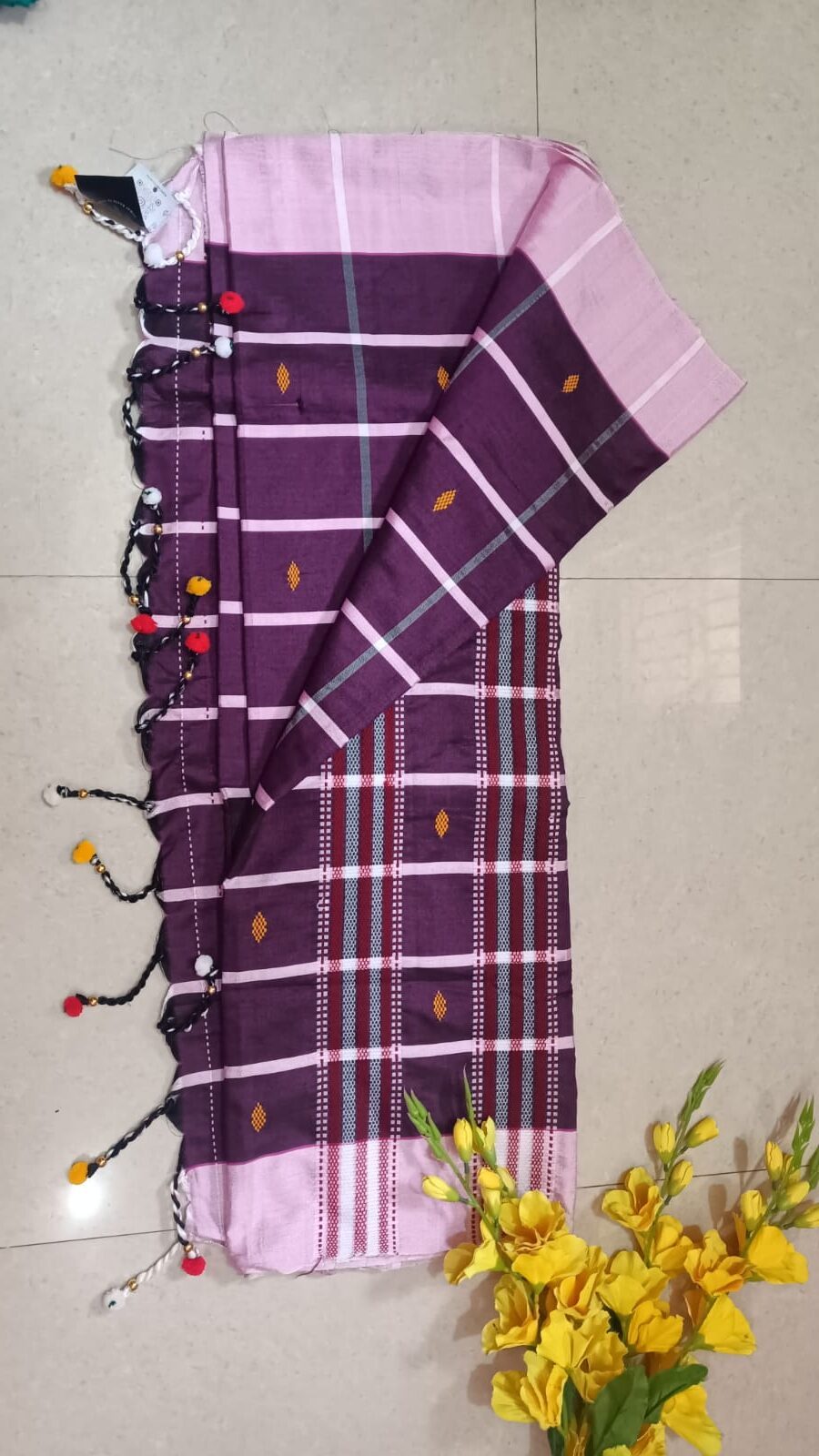 Santali Traditional Panchi Saree - Image 2