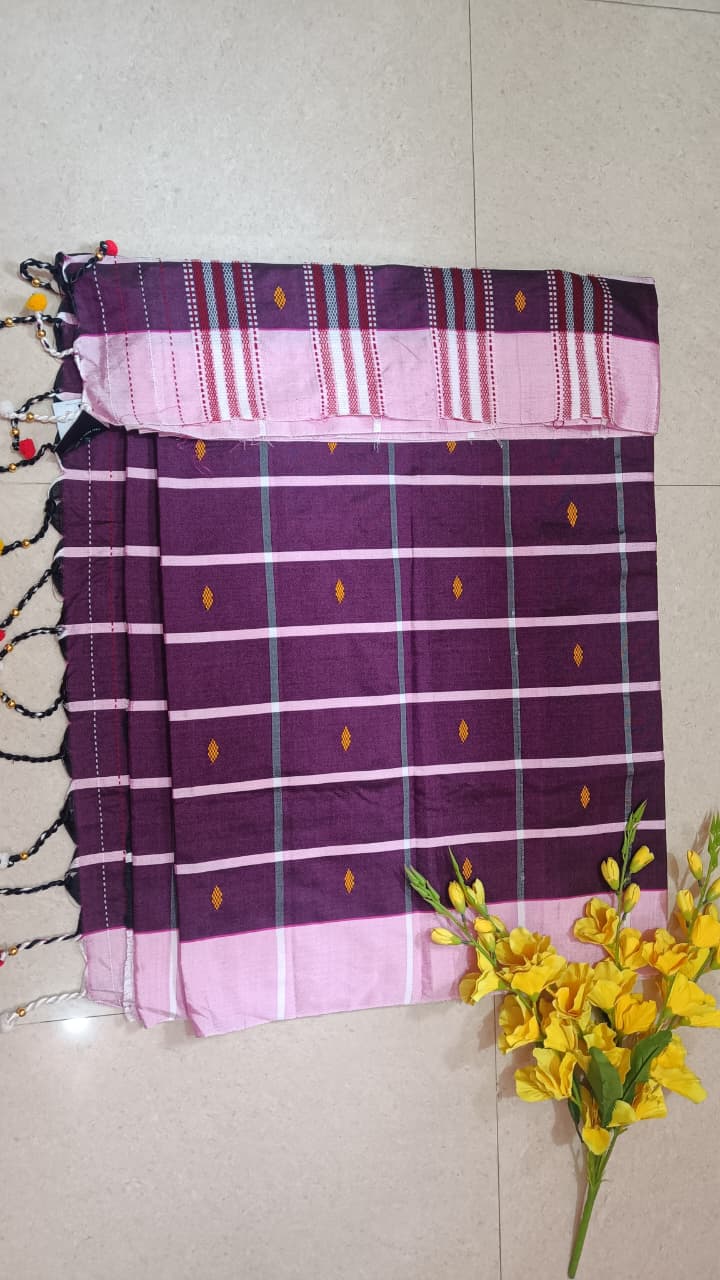 Santali Traditional Panchi Saree - Image 3