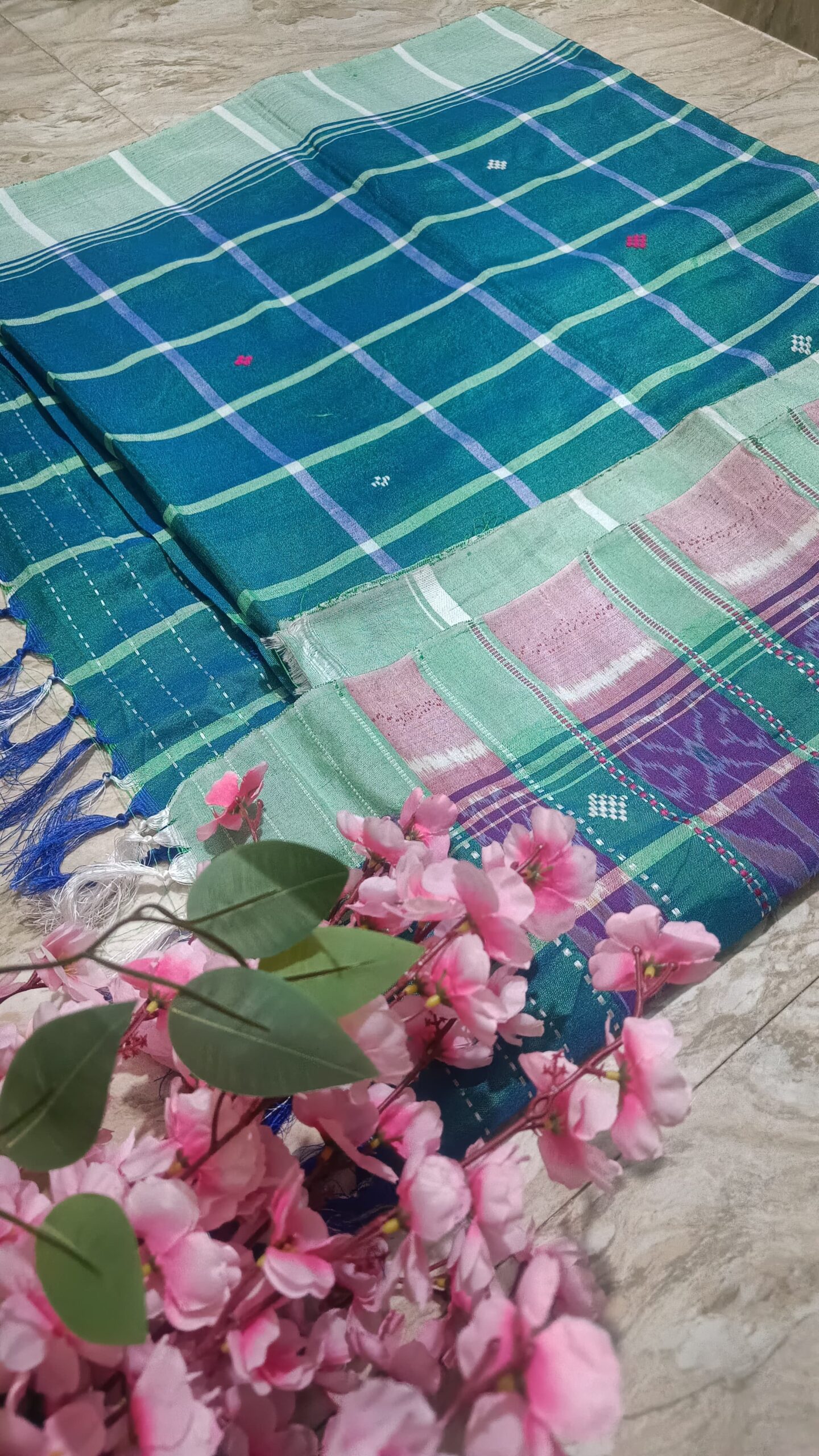Santhali Traditional Panchi Saree